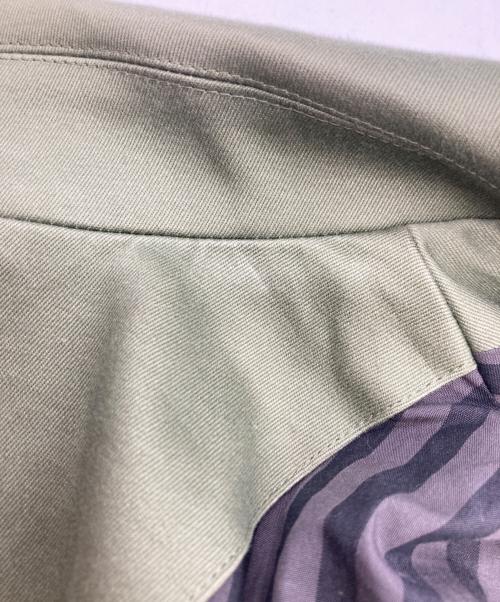 OVERDESIGN（オーバーデザイン）OVERDESIGN (オーバーデザイン) ロングコート カーキ サイズ:Ｌの古着・服飾アイテム