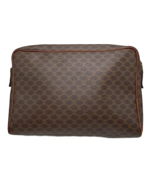 CELINE（セリーヌ）CELINE (セリーヌ) マカダム柄セカンドバッグ　クラッチバッグ ブラウンの古着・服飾アイテム