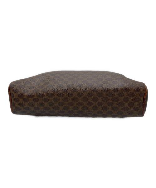 CELINE（セリーヌ）CELINE (セリーヌ) マカダム柄セカンドバッグ　クラッチバッグ ブラウンの古着・服飾アイテム