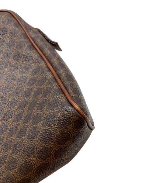 CELINE（セリーヌ）CELINE (セリーヌ) マカダム柄セカンドバッグ　クラッチバッグ ブラウンの古着・服飾アイテム