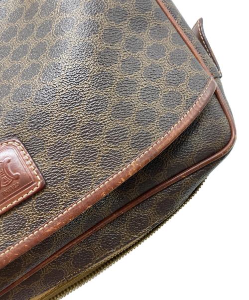 CELINE（セリーヌ）CELINE (セリーヌ) マカダム柄セカンドバッグ　クラッチバッグ ブラウンの古着・服飾アイテム