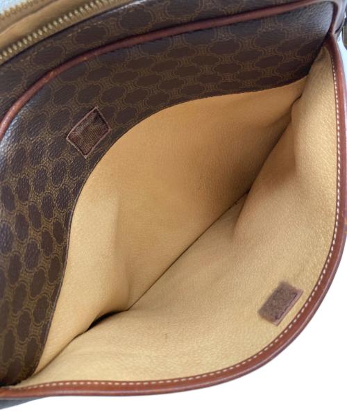 CELINE（セリーヌ）CELINE (セリーヌ) マカダム柄セカンドバッグ　クラッチバッグ ブラウンの古着・服飾アイテム