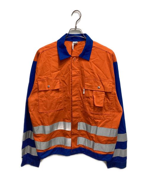 ROBIN'S JEAN（ロビンズジーン）ROBIN'S JEAN (ロビンズジーン) リフレクトジャケット ネイビー×オレンジ サイズ:54の古着・服飾アイテム