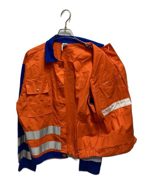ROBIN'S JEAN（ロビンズジーン）ROBIN'S JEAN (ロビンズジーン) リフレクトジャケット ネイビー×オレンジ サイズ:54の古着・服飾アイテム