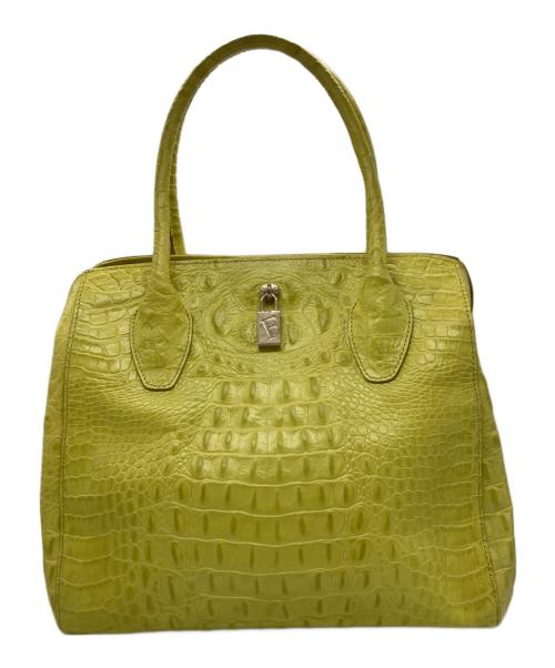 FURLA（フルラ）FURLA (フルラ) クロコダイルハンドバッグの古着・服飾アイテム