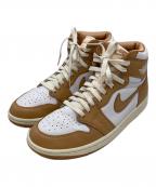 NIKEナイキ）の古着「WMNS AIR JORDAN 1 RETRO HI OG　ウィメンズ エア ジョーダン 1 レトロ ハイ OG " プラリネ / ホワイト」｜ベージュ×ホワイト