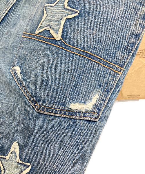 Denim & Supply Ralph Lauren（デニム＆サプライ ラルフローレン）Denim & Supply Ralph Lauren (デニム＆サプライ ラルフローレン) 星柄ハーフパンツ ブルー サイズ:W34の古着・服飾アイテム