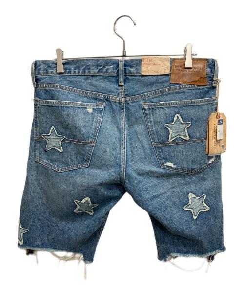 Denim & Supply Ralph Lauren（デニム＆サプライ ラルフローレン）Denim & Supply Ralph Lauren (デニム＆サプライ ラルフローレン) 星柄ハーフパンツ ブルー サイズ:W34の古着・服飾アイテム