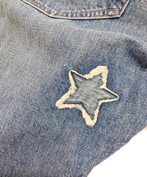 Denim & Supply Ralph Lauren（デニム＆サプライ ラルフローレン）Denim & Supply Ralph Lauren (デニム＆サプライ ラルフローレン) 星柄ハーフパンツ ブルー サイズ:W34の古着・服飾アイテム