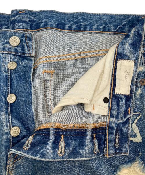 Denim & Supply Ralph Lauren（デニム＆サプライ ラルフローレン）Denim & Supply Ralph Lauren (デニム＆サプライ ラルフローレン) 星柄ハーフパンツ ブルー サイズ:W34の古着・服飾アイテム