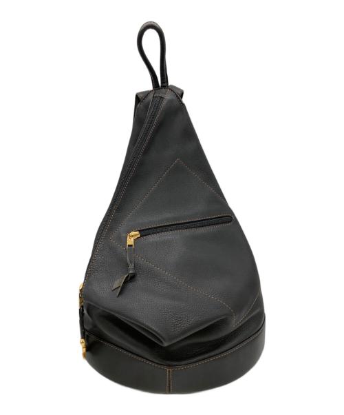 LOEWE（ロエベ）LOEWE (ロエベ) アントン リュックサック アナグラム バックパック デイパック ブラックの古着・服飾アイテム