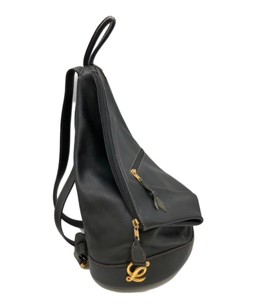 LOEWE（ロエベ）LOEWE (ロエベ) アントン リュックサック アナグラム バックパック デイパック ブラックの古着・服飾アイテム