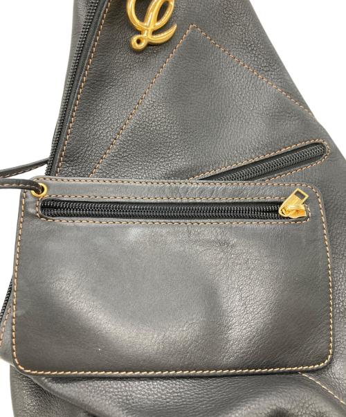 LOEWE（ロエベ）LOEWE (ロエベ) アントン リュックサック アナグラム バックパック デイパック ブラックの古着・服飾アイテム