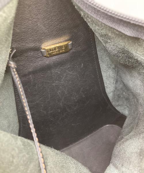 LOEWE（ロエベ）LOEWE (ロエベ) アントン リュックサック アナグラム バックパック デイパック ブラックの古着・服飾アイテム