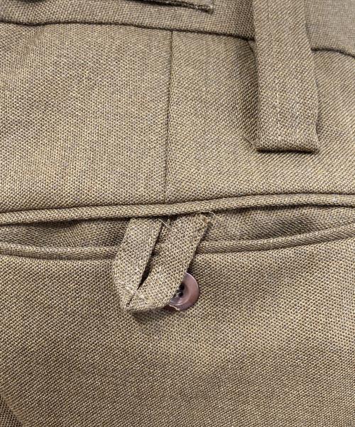 British Army（ブリティッシュアーミー）British Army (イギリス軍) ウールトラウザーズ ブラウン サイズ:80/84/100の古着・服飾アイテム