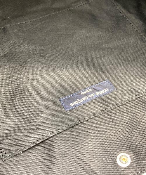 COMME des GARCONS HOMME（コムデギャルソン オム）COMME des GARCONS HOMME (コムデギャルソン オム) シンセティックレザーショルダーバッグ ブラックの古着・服飾アイテム