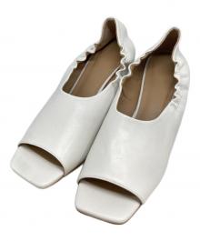 RIM.ARK（リムアーク）の古着「Wedge sole square shoes」｜ホワイト