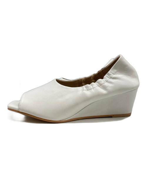 RIM.ARK（リムアーク）RIM.ARK (リムアーク) Wedge sole square shoes ホワイト サイズ:37の古着・服飾アイテム