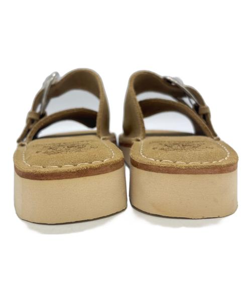 Caminando（カミナンド）Caminando (カミナンド) ストラップスウェードサンダル ベージュ サイズ:6の古着・服飾アイテム