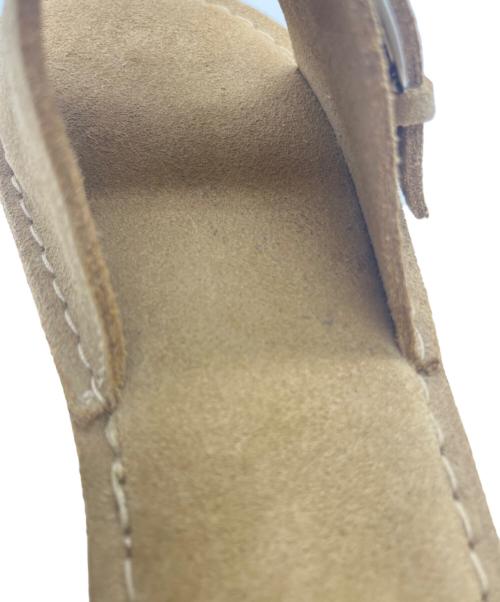 Caminando（カミナンド）Caminando (カミナンド) ストラップスウェードサンダル ベージュ サイズ:6の古着・服飾アイテム