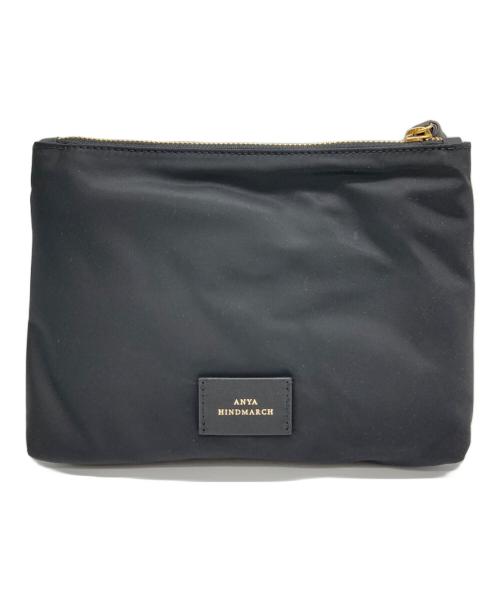 ANYA HINDMARCH（アニヤ・ハインドマーチ）ANYA HINDMARCH (アニヤハインドマーチ) ハッピーアイズセカンドバッグ ブラックの古着・服飾アイテム