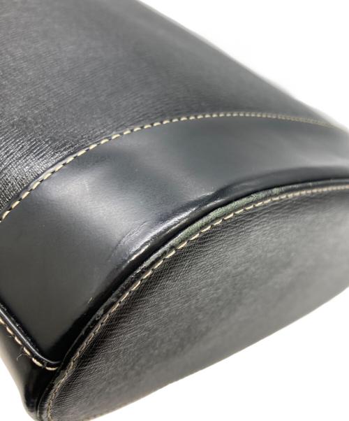 BURBERRY（バーバリー）BURBERRY (バーバリー) 裏ノヴァチェックトートバッグ ブラックの古着・服飾アイテム