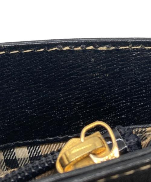 BURBERRY（バーバリー）BURBERRY (バーバリー) 裏ノヴァチェックトートバッグ ブラックの古着・服飾アイテム