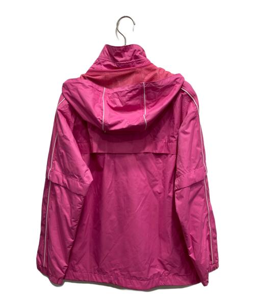 LEONARD SPORT（レオナール スポーツ）LEONARD SPORT (レオナール スポーツ) ナイロンフーディージャケット ピンク サイズ:38の古着・服飾アイテム