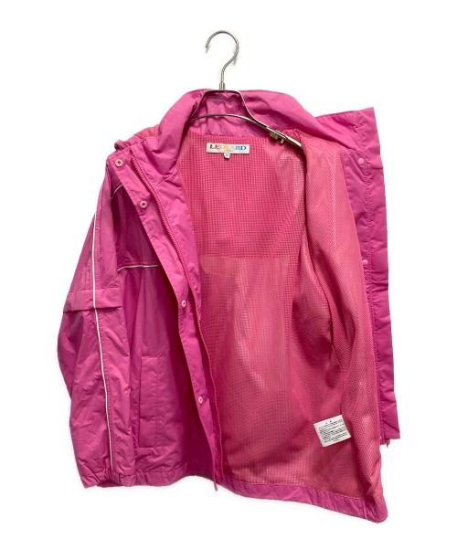LEONARD SPORT（レオナール スポーツ）LEONARD SPORT (レオナール スポーツ) ナイロンフーディージャケット ピンク サイズ:38の古着・服飾アイテム