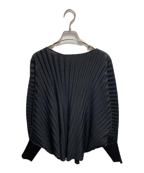 PLEATS PLEASE（プリーツプリーズ）PLEATS PLEASE (プリーツプリーズ) プリーツカットソー ブラック サイズ:165cmの古着・服飾アイテム