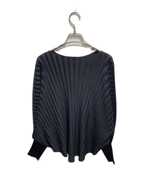 PLEATS PLEASE（プリーツプリーズ）PLEATS PLEASE (プリーツプリーズ) プリーツカットソー ブラック サイズ:165cmの古着・服飾アイテム
