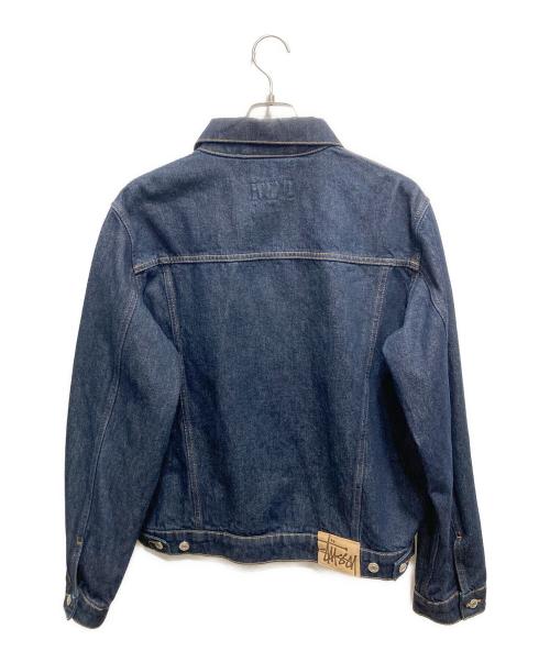stussy（ステューシー）stussy (ステューシー) TRUCKER JACKET DENIM インディゴ サイズ:Mの古着・服飾アイテム