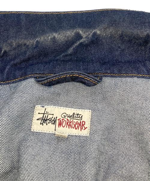 stussy（ステューシー）stussy (ステューシー) TRUCKER JACKET DENIM インディゴ サイズ:Mの古着・服飾アイテム