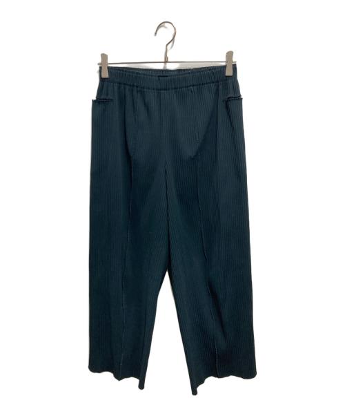 me ISSEY MIYAKE（ミーイッセイ ミヤケ）me ISSEY MIYAKE (ミーイッセイ ミヤケ) プリーツストレートパンツ/23AW ネイビー サイズ:表記なしの古着・服飾アイテム