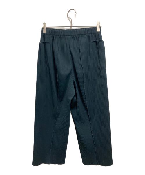 me ISSEY MIYAKE（ミーイッセイ ミヤケ）me ISSEY MIYAKE (ミーイッセイ ミヤケ) プリーツストレートパンツ/23AW ネイビー サイズ:表記なしの古着・服飾アイテム