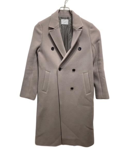 STUDIOUS（ステュディオス）STUDIOUS (ステュディオス) Super140'sダブルクロンビーコート グレー サイズ:Sの古着・服飾アイテム