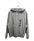 WTAPSダブルタップス）の古着「パーカー/DESIGN 01 / HOODY / COTTON.」｜グレー