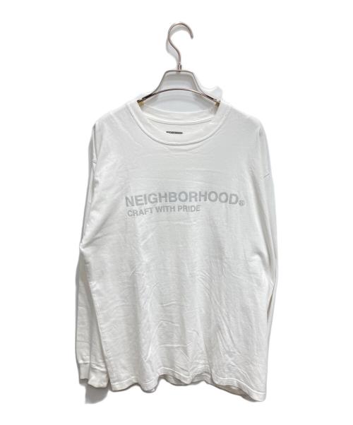 NEIGHBORHOOD（ネイバーフッド）NEIGHBORHOOD (ネイバーフッド) ロングスリーブTシャツ ホワイト サイズ:Ⅿの古着・服飾アイテム