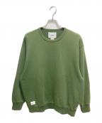 WTAPSダブルタップス）の古着「CREW NECK COPO」｜グリーン