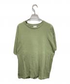 WTAPSダブルタップス）の古着「バックロゴプリントTシャツ」｜グリーン