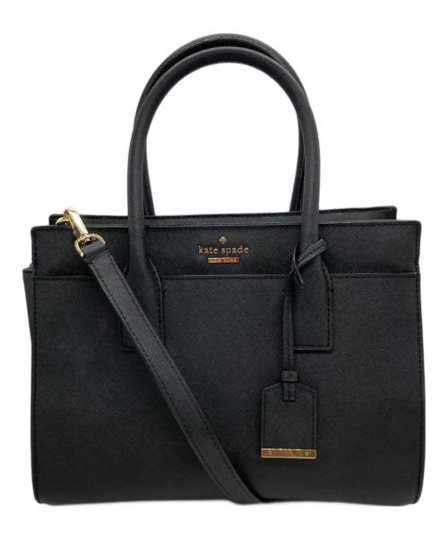 Kate Spade（ケイトスペード）Kate Spade (ケイトスペード) 2WAYショルダーバッグ ブラックの古着・服飾アイテム