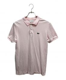 LACOSTE（ラコステ）の古着「半袖ポロシャツ」｜ピンク