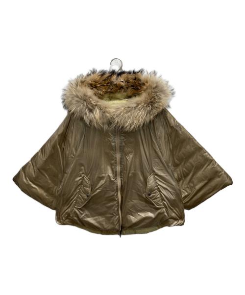 TATRAS（タトラス）TATRAS (タトラス) リバーシブルダウンポンチョ ベージュ サイズ:02の古着・服飾アイテム