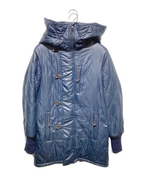 umii 908（ウミキューゼロハチ）umii 908 (ウミキューゼロハチ) キルティングフーディコート ネイビー サイズ:Sの古着・服飾アイテム