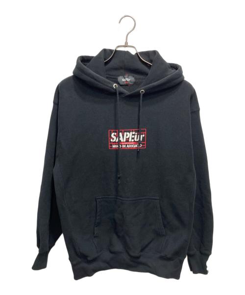 SAPEur（サプール）SAPEur (サプール) プルオーバーパーカー ブラック サイズ:Lの古着・服飾アイテム