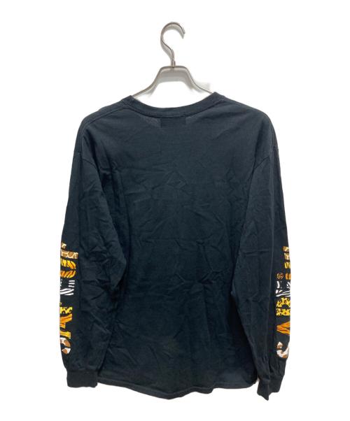 SAPEur（サプール）SAPEur (サプール) アームロゴロングカットソー ブラック サイズ:Lの古着・服飾アイテム