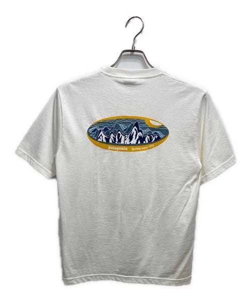 Patagonia Beneficial T's（パタゴニア ベネフィシャル ティーズ）Patagonia Beneficial T's (パタゴニア ベネフィシャル ティーズ) Tシャツ ホワイト サイズ:XSの古着・服飾アイテム