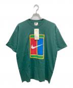 NIKEナイキ）の古着「オールドプリントTシャツ」｜グリーン