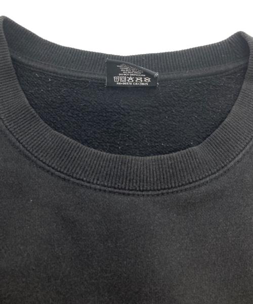 stussy（ステューシー）stussy (ステューシー) ハイレセラシエ1世プリントスウェット ブラック サイズ:Lの古着・服飾アイテム