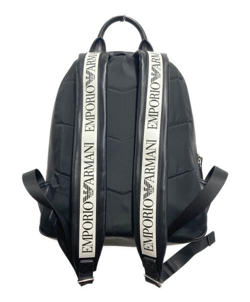 EMPORIO ARMANI（エンポリオアルマーニ）EMPORIO ARMANI (エンポリオアルマーニ) バックパック ブラックの古着・服飾アイテム